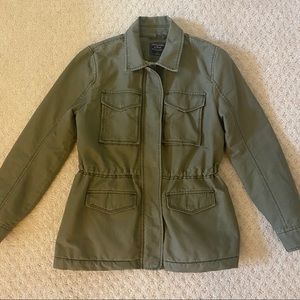 Abercrombie & Fitch Sherpa Lined Military Jacket